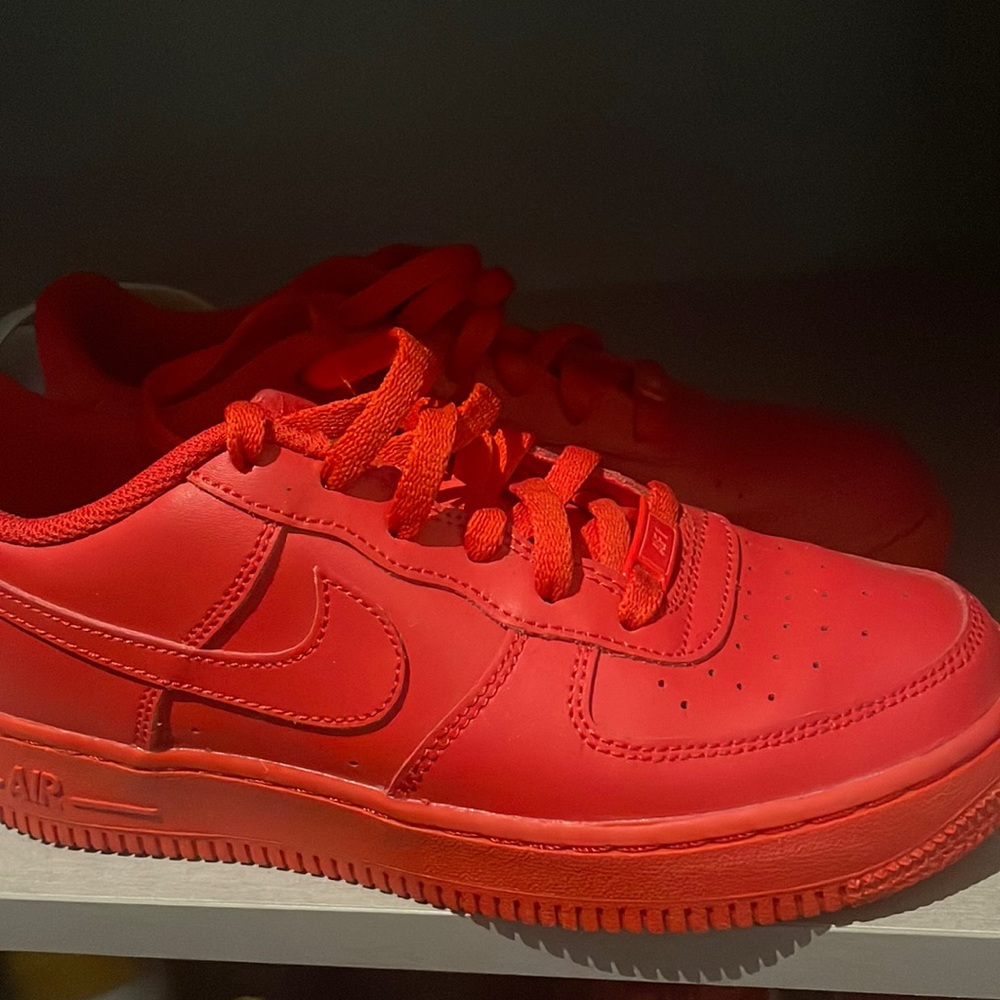 Nike Red air force 1s
